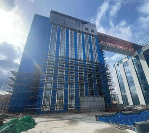 A close view of the Shunkhlai office façade